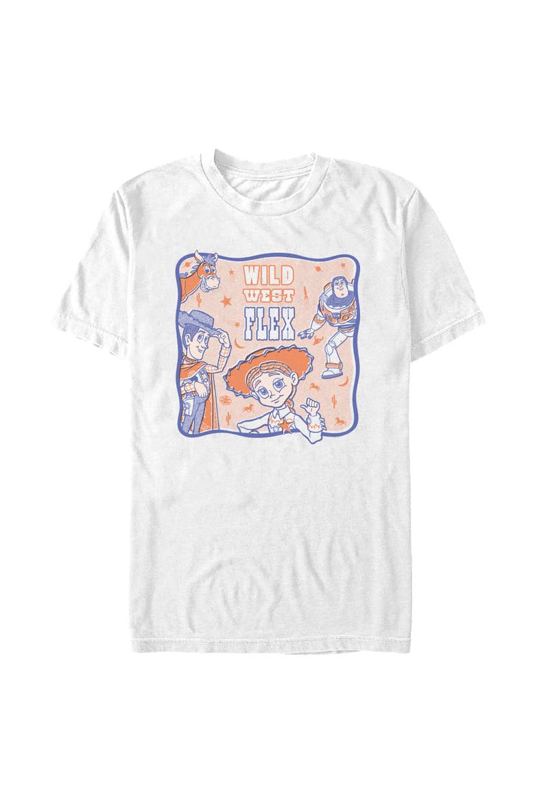 Men's Toy Story 5 Wild West Flex  Graphic T-Shirt, Main, color, White