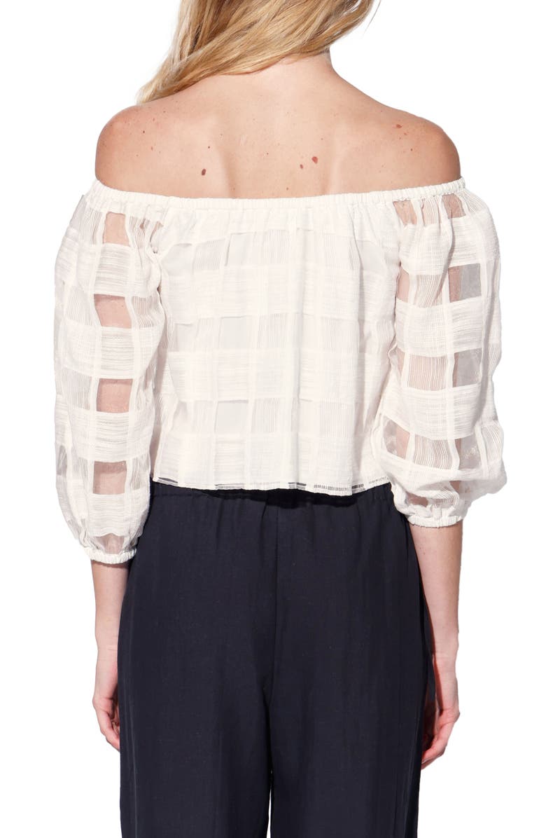 Walter Baker Gracie Off-the-Shoulder Top, Alternate, color, White