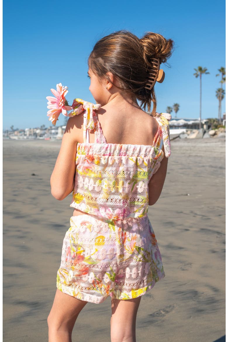 Kids' Lainey Lace Two-Piece Swimsuit, Alternate, color, PETAL PINK