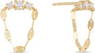 LANA Solo Blake 14K Diamond Draping Earrings