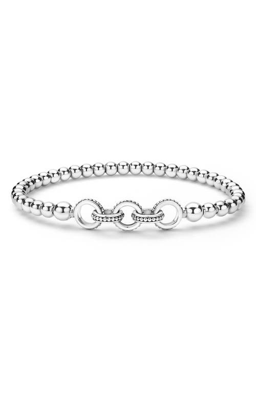Lagos 5-ring Stretch Bracelet In Metallic
