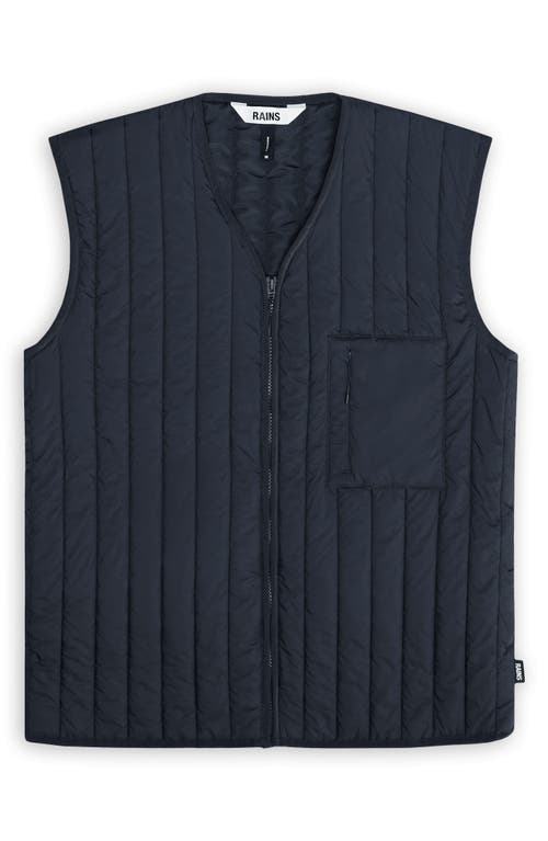 Rains Banja Liner Vest In Navy