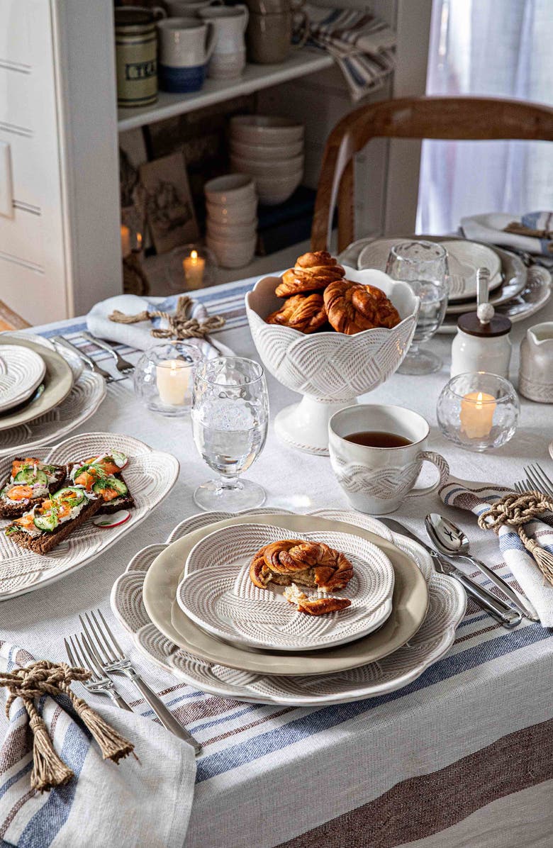 Juliska Le Panier Mystic Knot Mug, Alternate, color, Whitewash