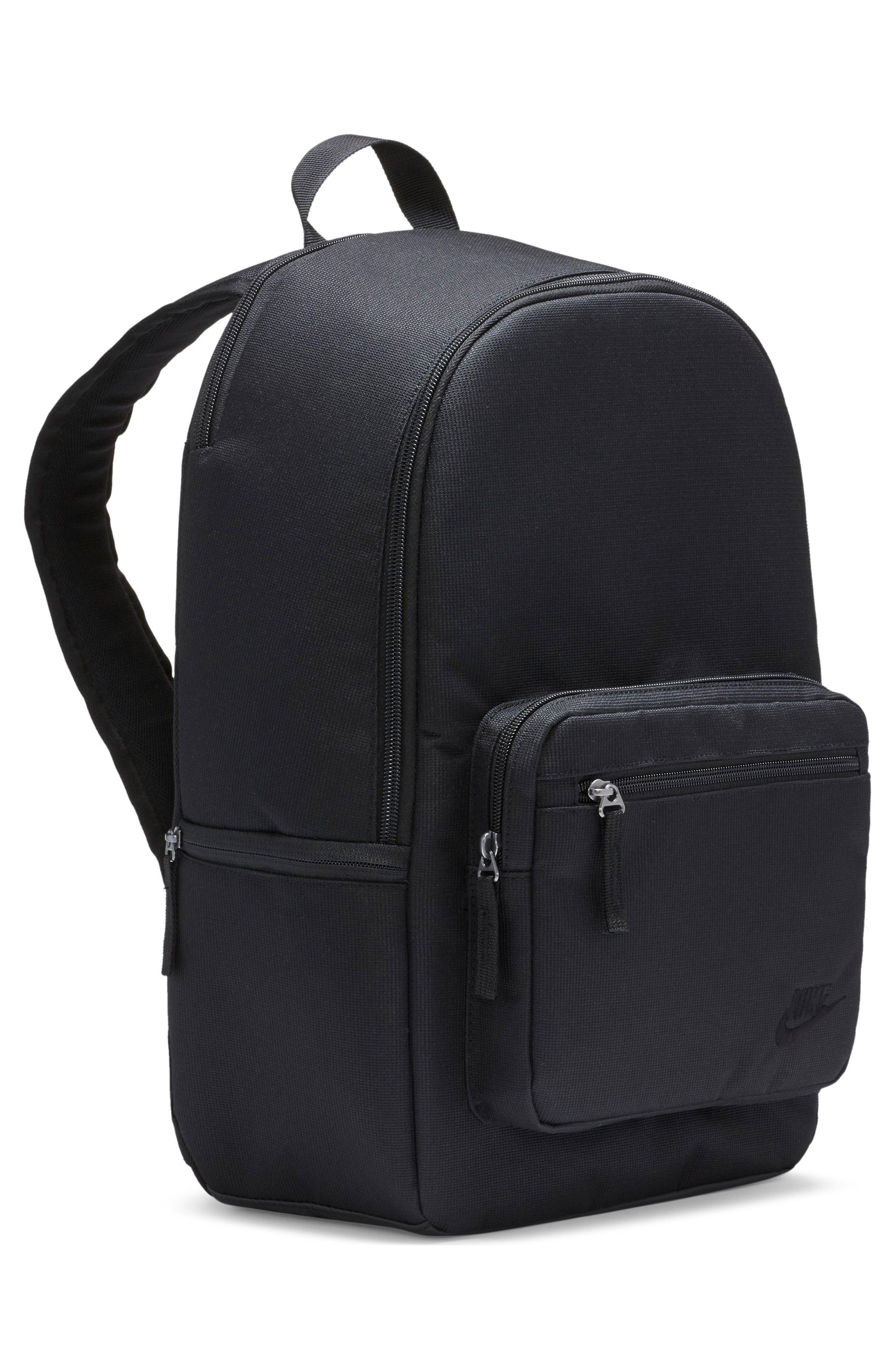 Nike Heritage Eugene Backpack, Alternate, color, Black/ Black/ Black