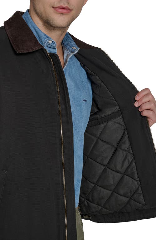 Levi's® Canvas Utility Jacket With Quilted Lining In Brown