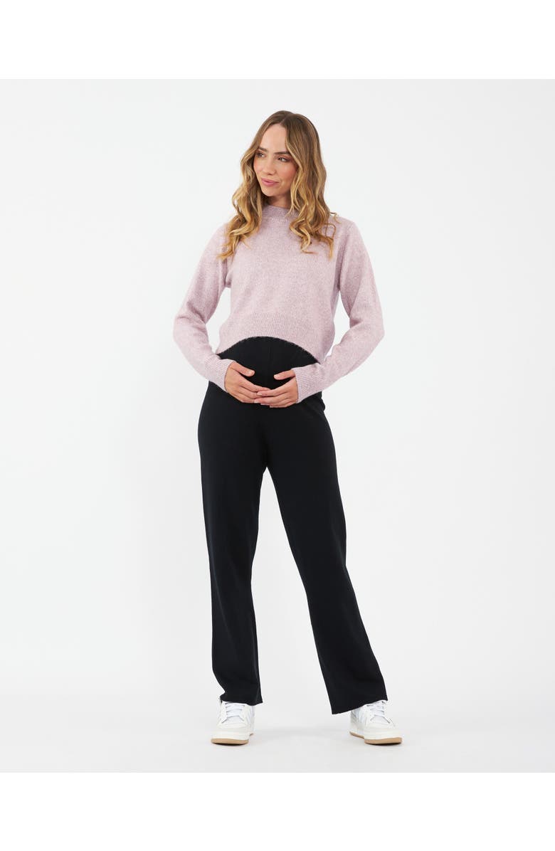 Ripe Maternity Tia Crop  Knit  Pink Marle, Alternate, color, Pink Marle