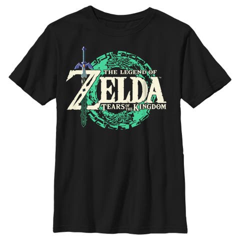 Boy's Nintendo The Legend of Zelda Tears of the Kingdom Game Logo  Graphic T-Shirt