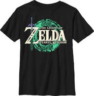 NINTENDO Boys' The Legend of Zelda Tears of the Kingdom Game Logo Short Sleeve Graphic T-Shirt