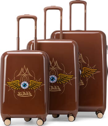 Von Dutch Kustom Kulture 3-Piece Expandable Hardside Spinner