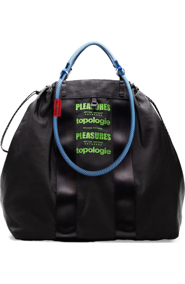 PLEASURES x Topologie Summit Reversible Tote, Alternate, color, Black / Gray