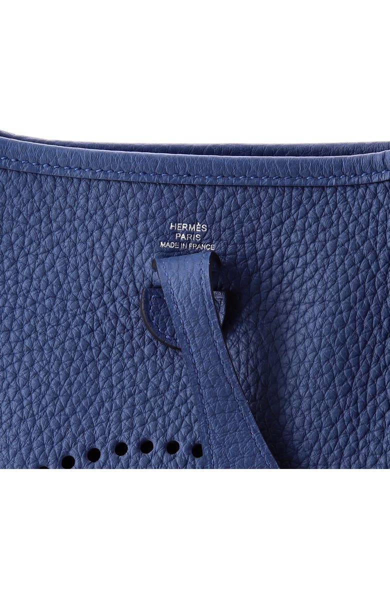 Pre-Owned Hermes Evelyne Bag Gen III Clemence TPM, Alternate, color, Bleu Agate