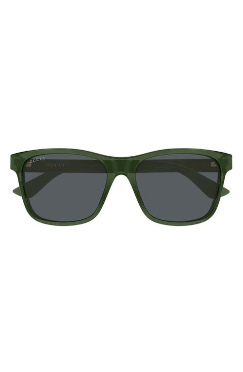 GG0746S 57mm Gradient Square Sunglasses