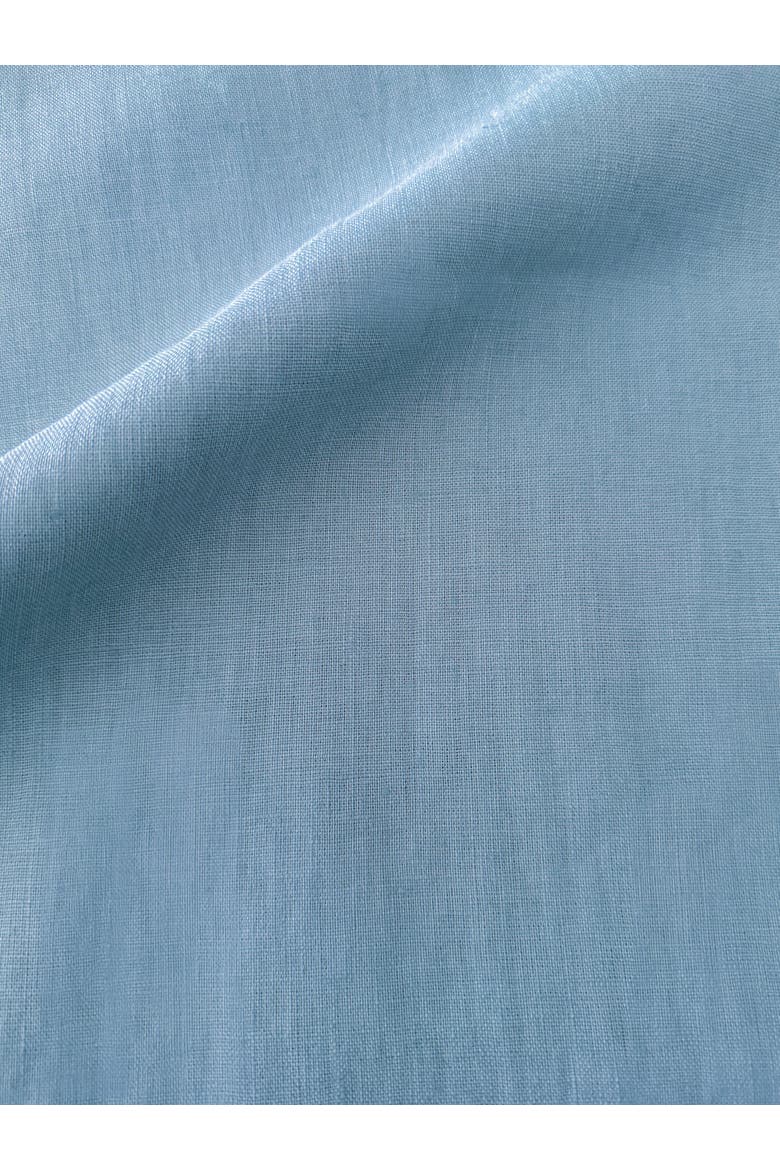 So Soft Linen Pillow with Down Insert, Alternate, color, Coastal Blue