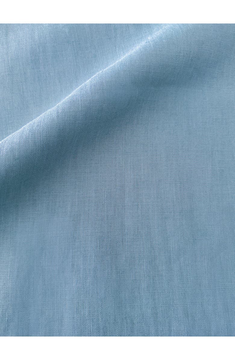 Anaya So Soft Linen Pillow with Down Insert, Alternate, color, Coastal Blue