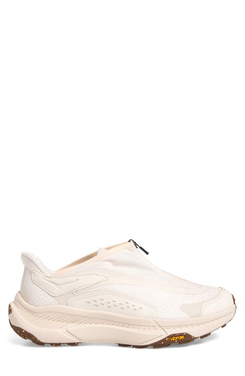 Shop Hoka Gender Inclusive Project Transport Zip Sneaker In Alabaster/oatmeal