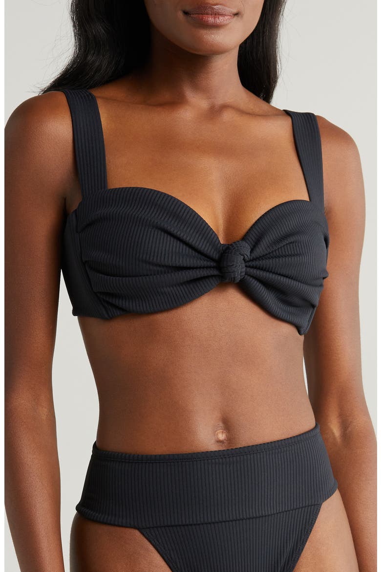 Hayden Rib Bikini Top, Main, color, BLACK RIB