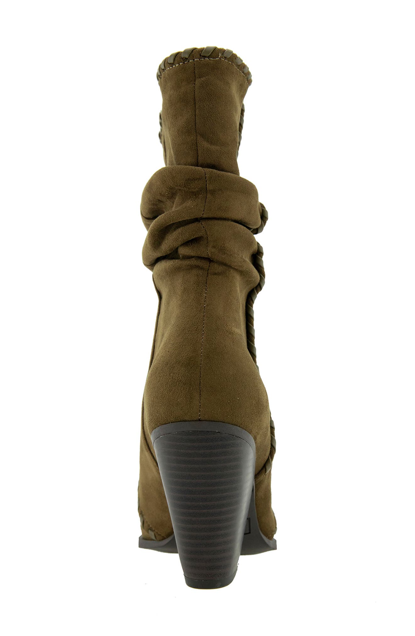 Windy Slouch Bootie, Alternate, color, ARMY GREEN