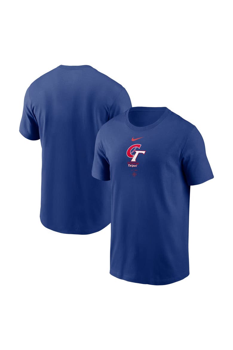 Men's Nike  Royal Chinese Taipei Baseball 2026 World Baseball Classic Wordmark T-Shirt, Main, color, Royal