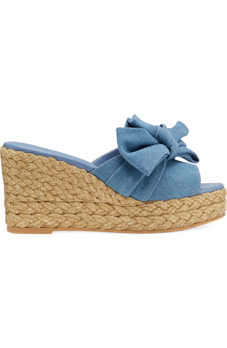 Stuart Weitzman Loveknot Espadrille Wedge Sandal, Alternate, color,