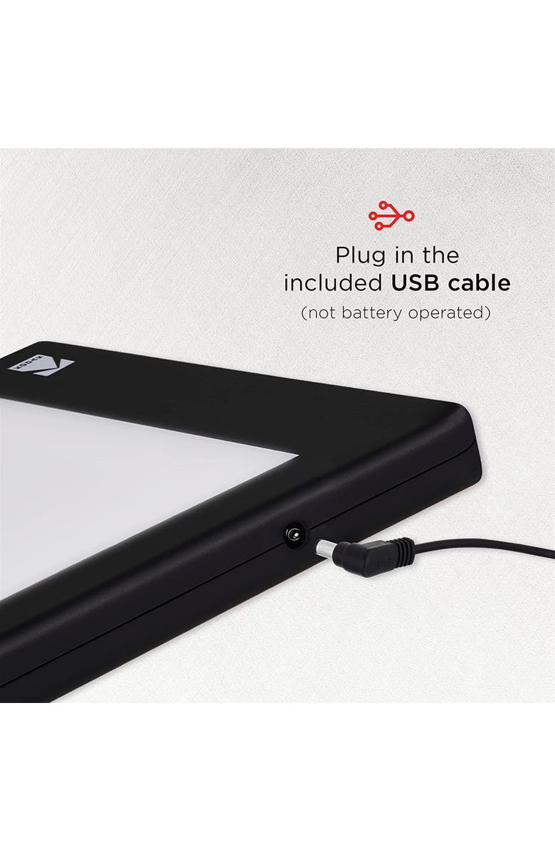 Kodak LED Light Box 8x6 in, Alternate, color, Black