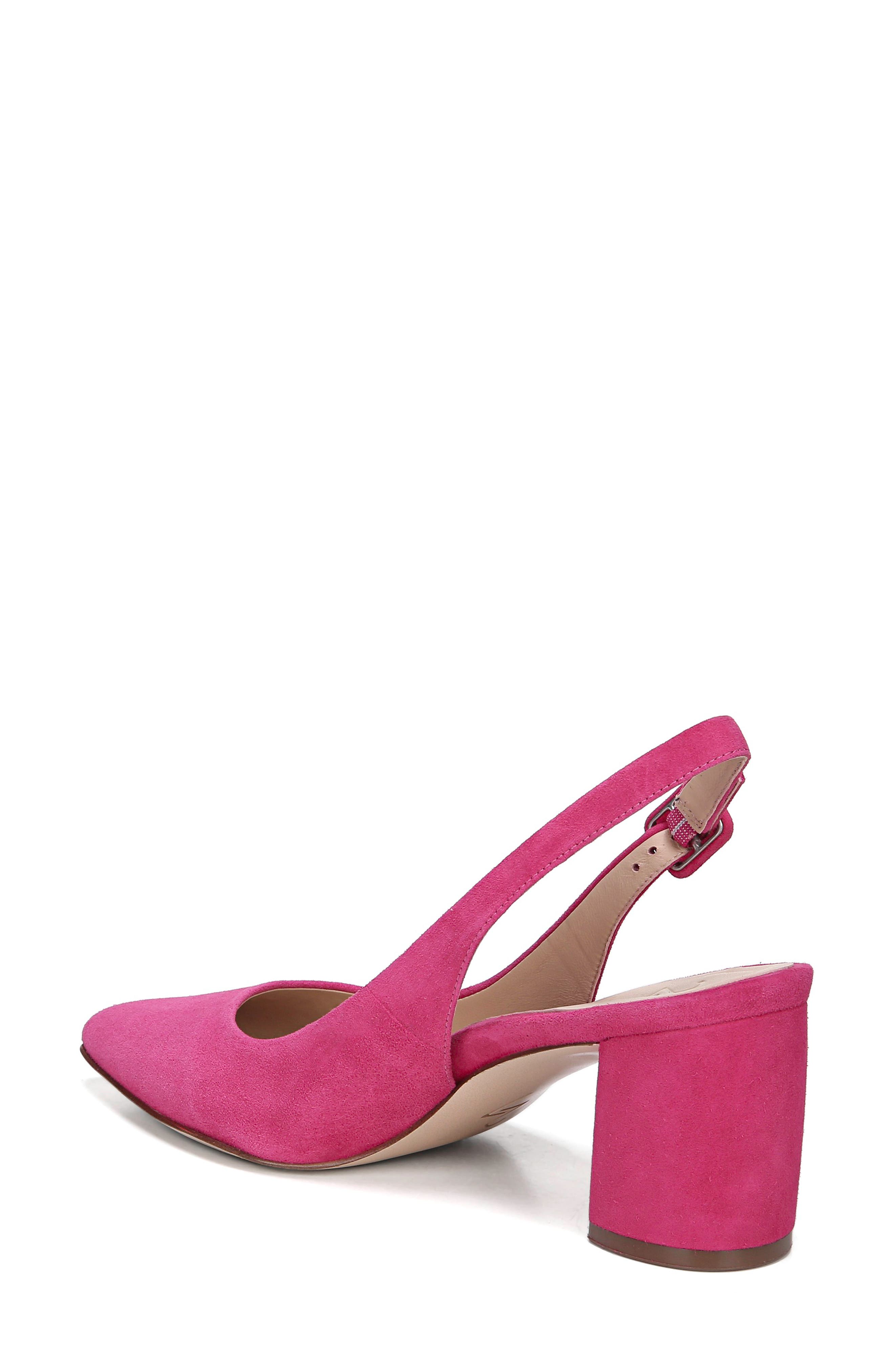 27 Edit Meera Slingback Pump, Alternate, color, FUCHSIA SUEDE