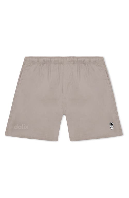 Dalix Mens Astronaut Midweight Beach Short In Brown