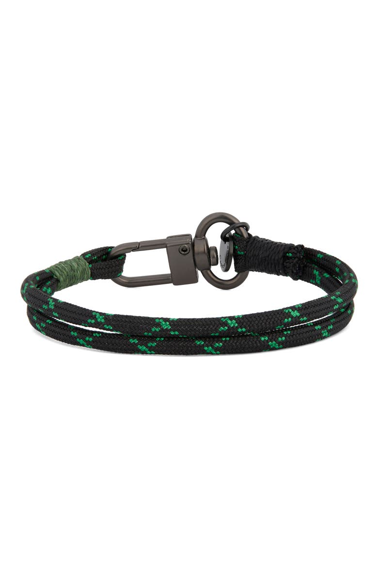 Men's Tracer Stripe Paracord Bracelet, Main, color, GREEN