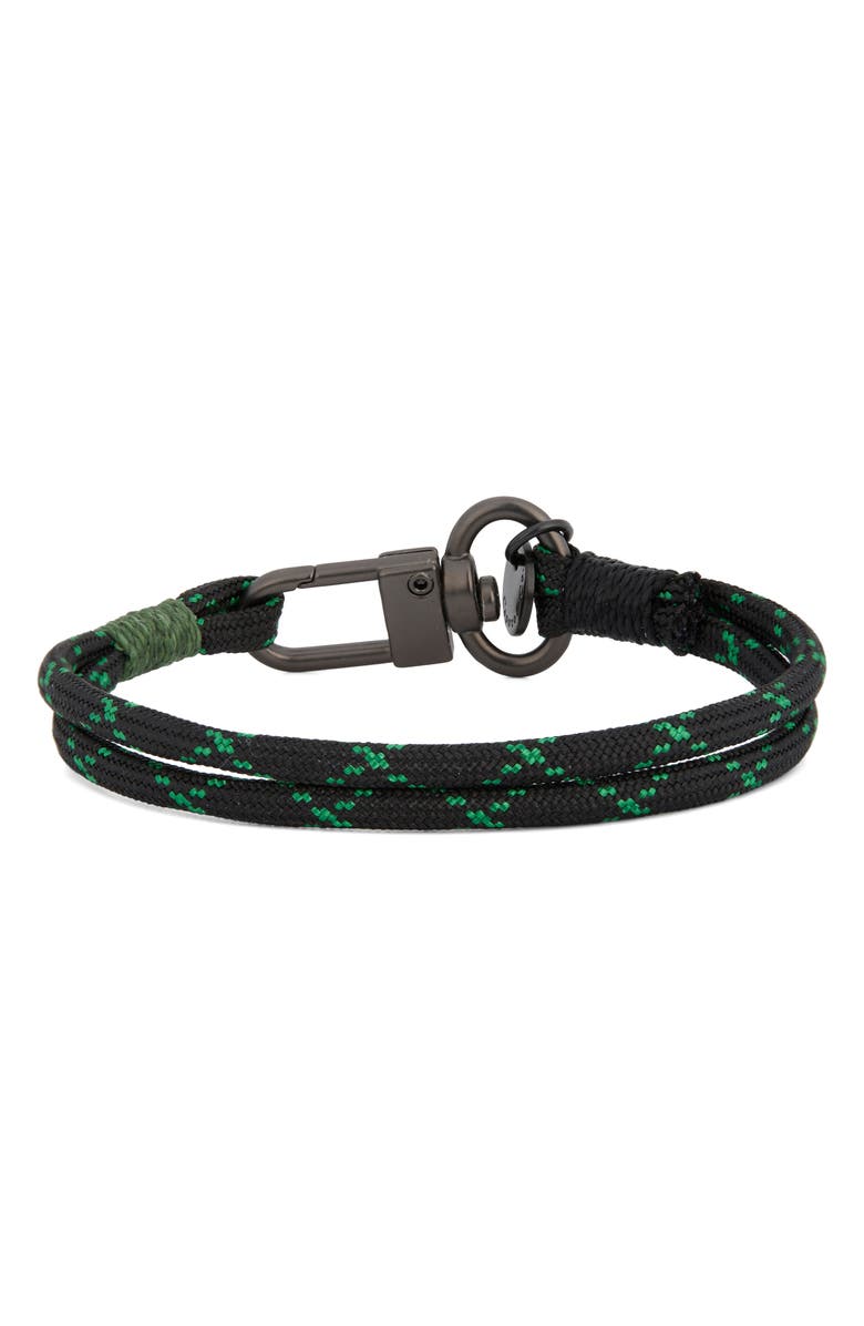 Caputo & Co. Men's Tracer Stripe Paracord Bracelet, Main, color, Green