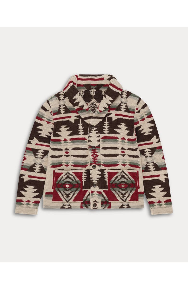 Fortela Wyoming Alpaca and Cotton Cardigan, Main, color, Multicolor