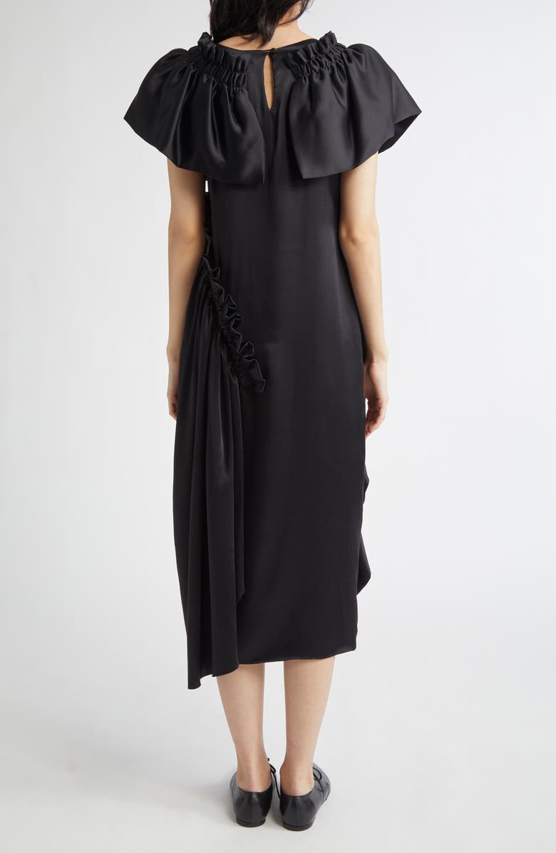 Meruert Tolegen Deconstructed Silk Charmeuse Dress, Alternate, color,