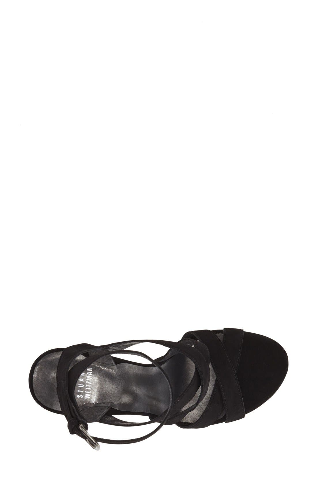 Stuart Weitzman 'Soundtrack' Platform Sandal, Alternate, color, 
