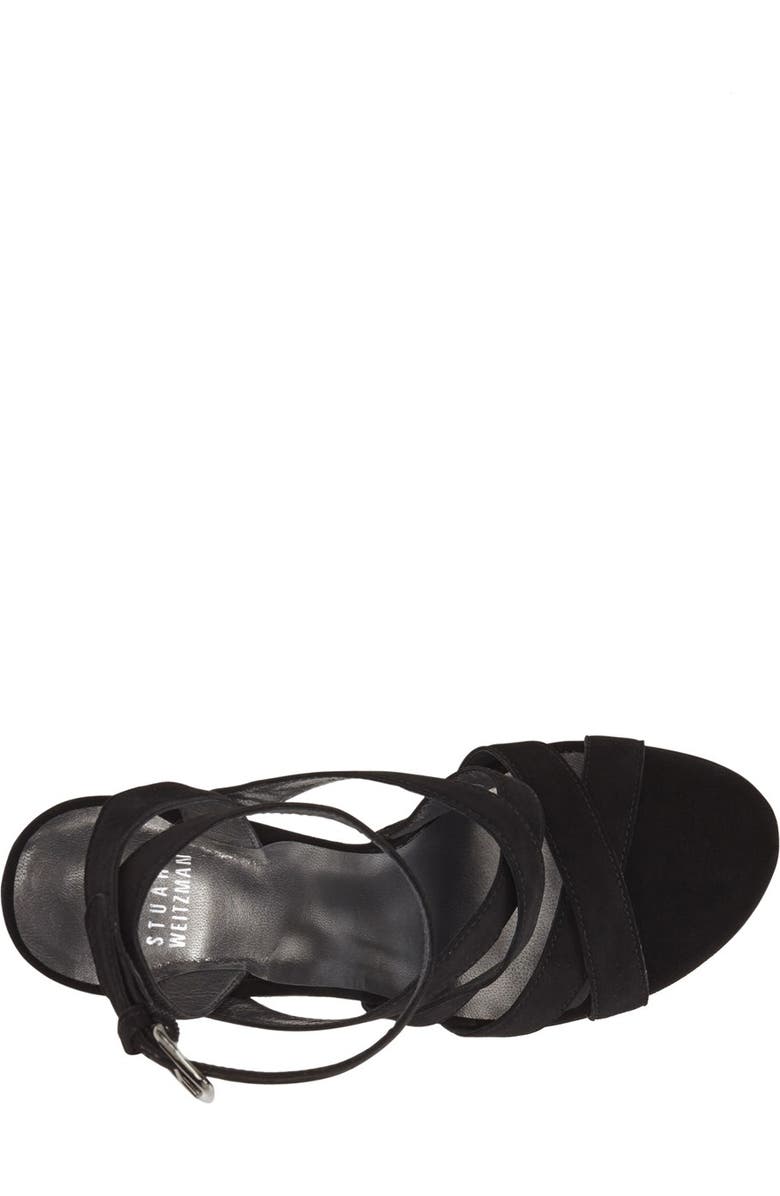 Stuart Weitzman 'Soundtrack' Platform Sandal, Alternate, color,