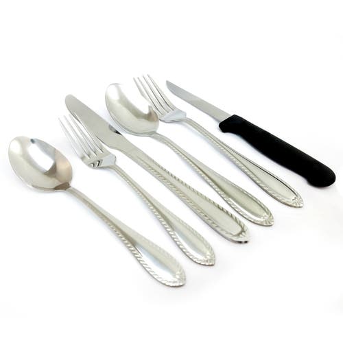 Gibson Home Wilmington Plus 55-piece Flatware Set In Silver