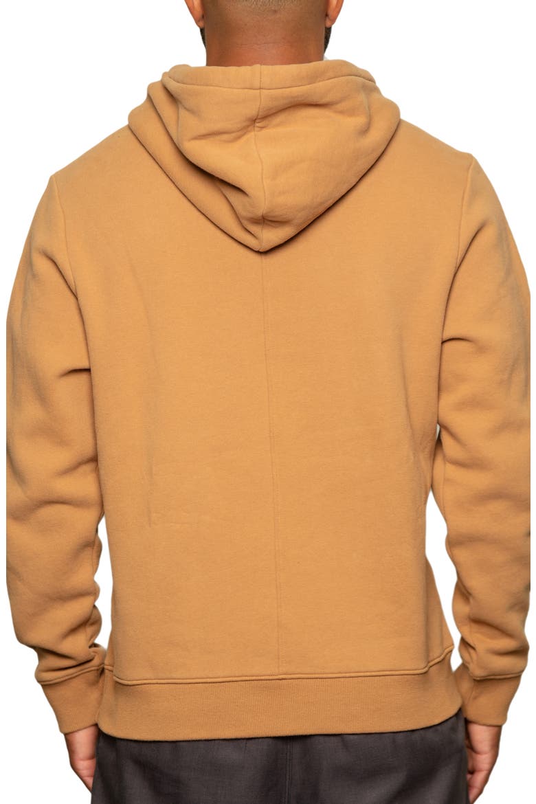 Slater Quarter Zip Hoodie, Alternate, color, CAMEL