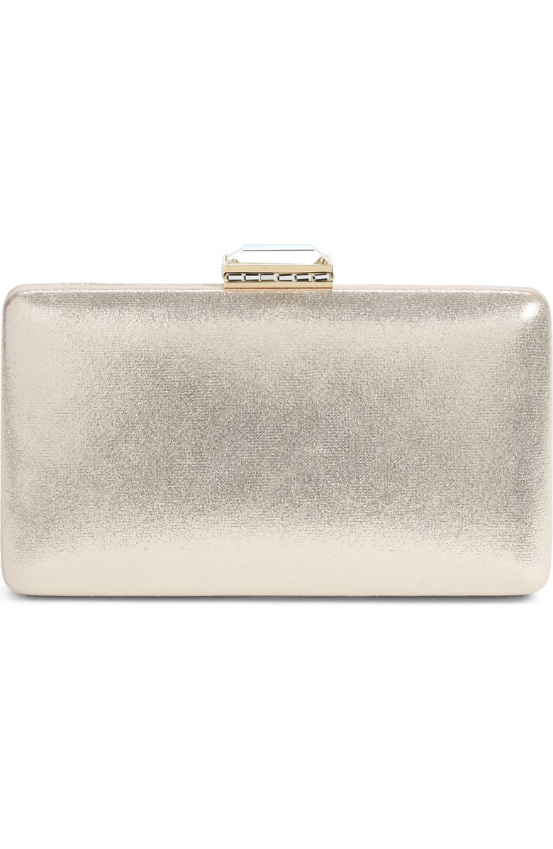 Nordstrom Metallic Box Clutch, Main, color,