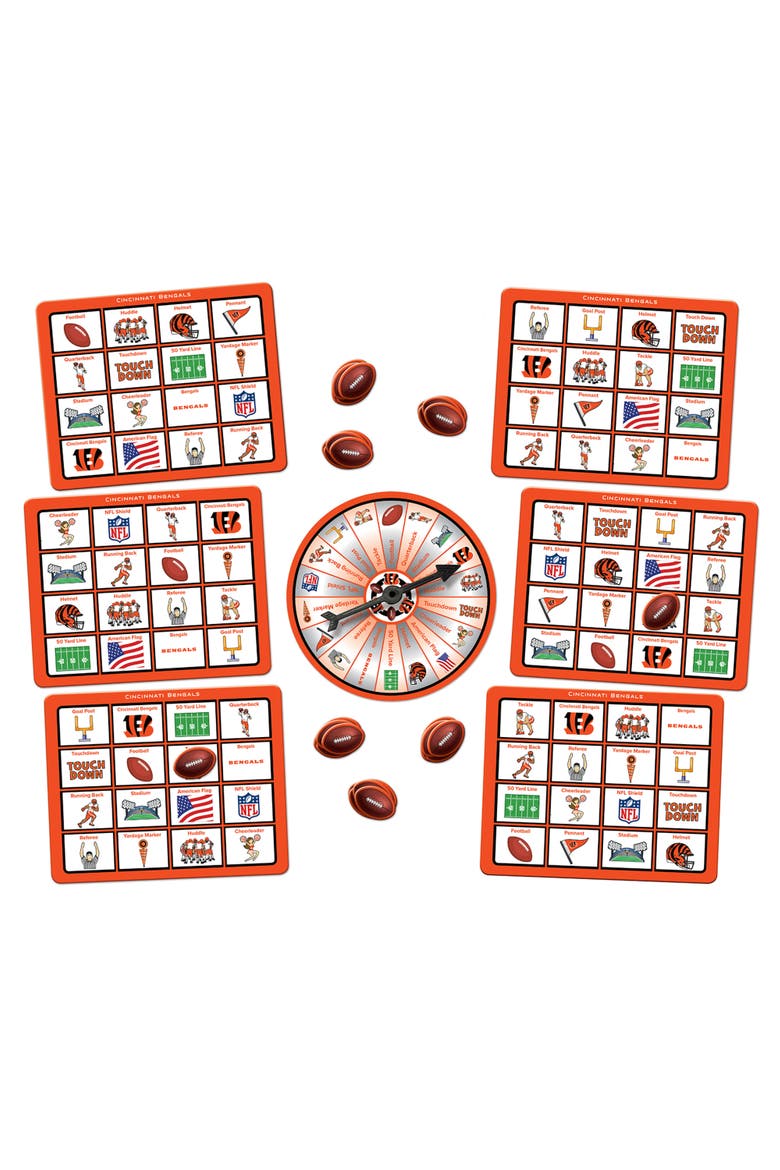 Cincinnati Bengals NFL Bingo Game, Alternate, color, Multicolor