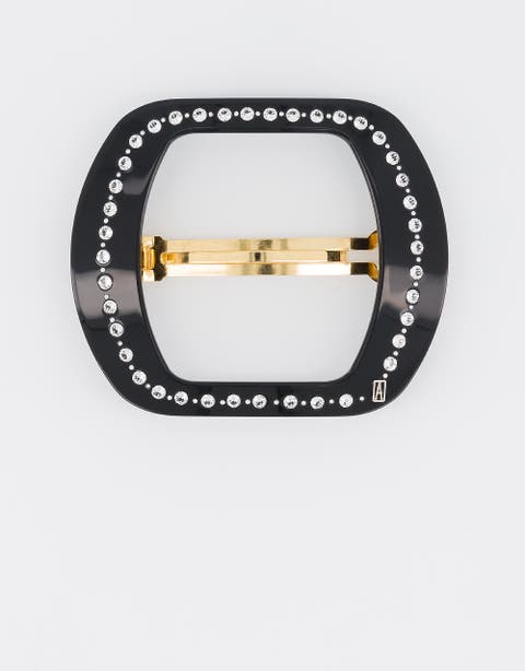 Palais Royal Strass Hollow Acetate Barrette