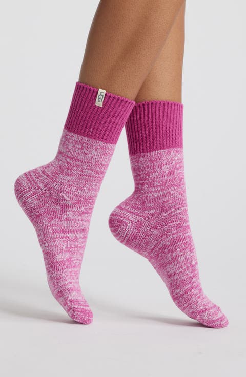 Rib Slouchy Quarter Socks