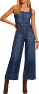 Ramy Brook Janet Cotton Blend Denim Jumpsuit