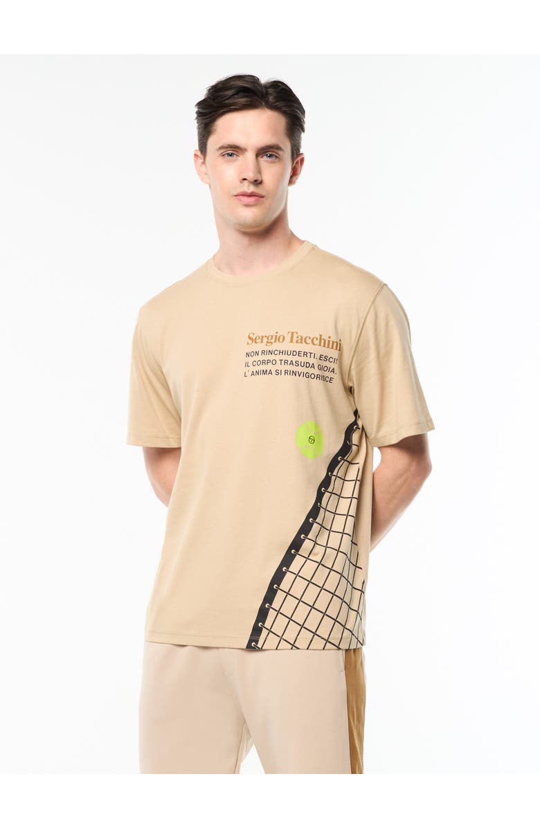 Sergio Tacchini Netto T-shirt, Main, color, Humus