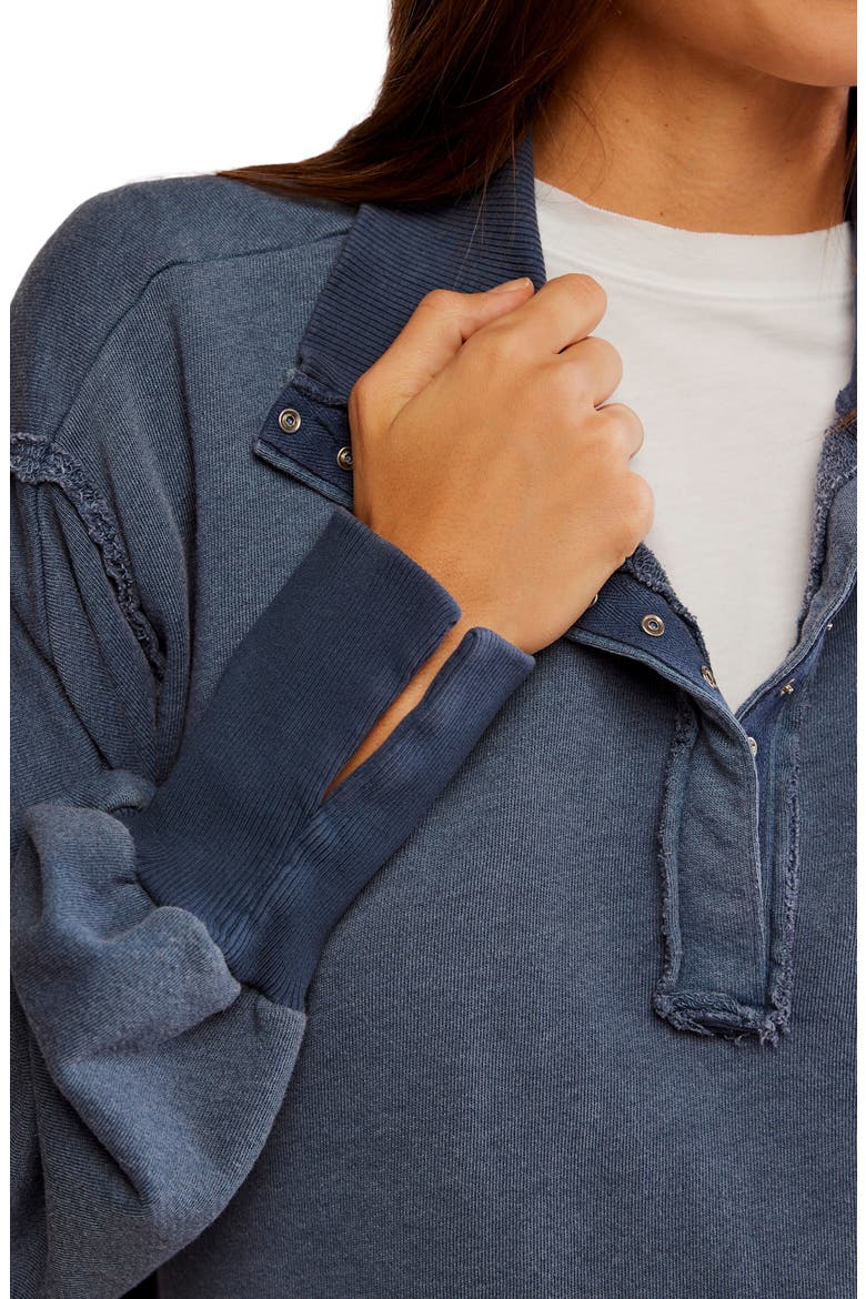 Camden Oversize Henley, Alternate, color, NAVY