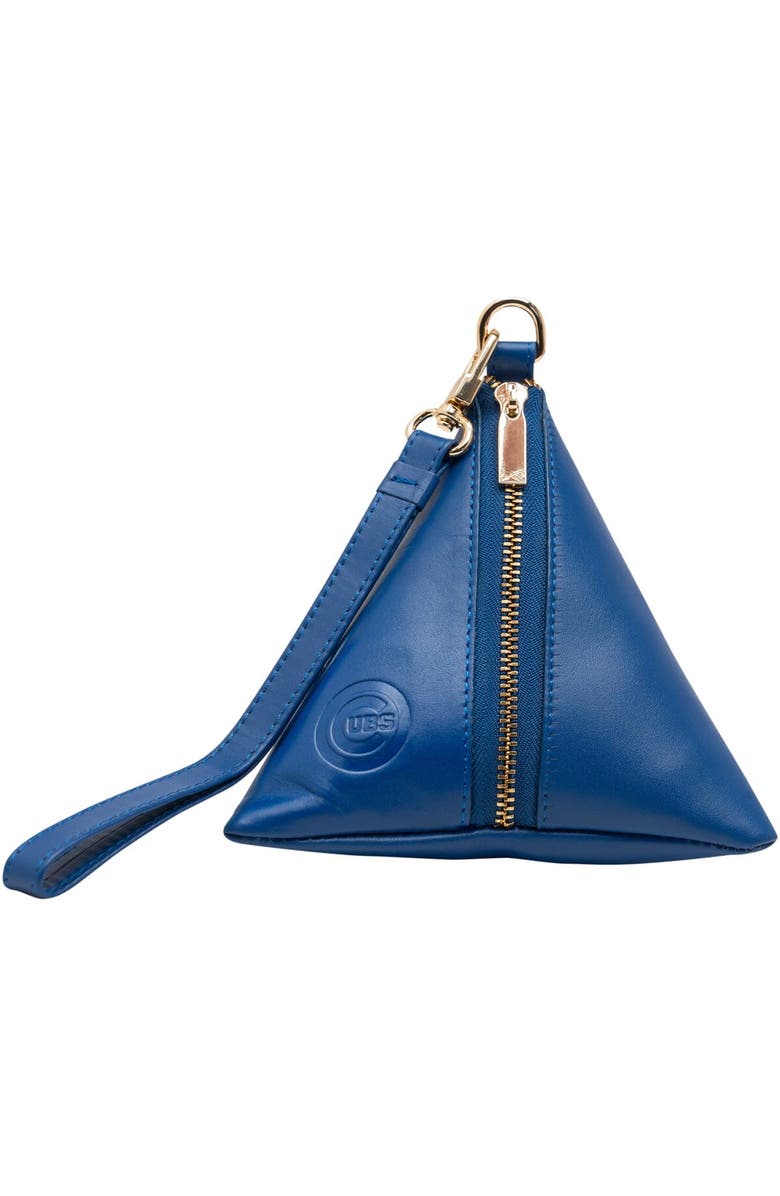 LUSSO Chicago Cubs Rhea Dumpling Wristlet, Alternate, color, Blue
