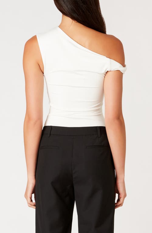 Nia Fraise One-shoulder Top In White