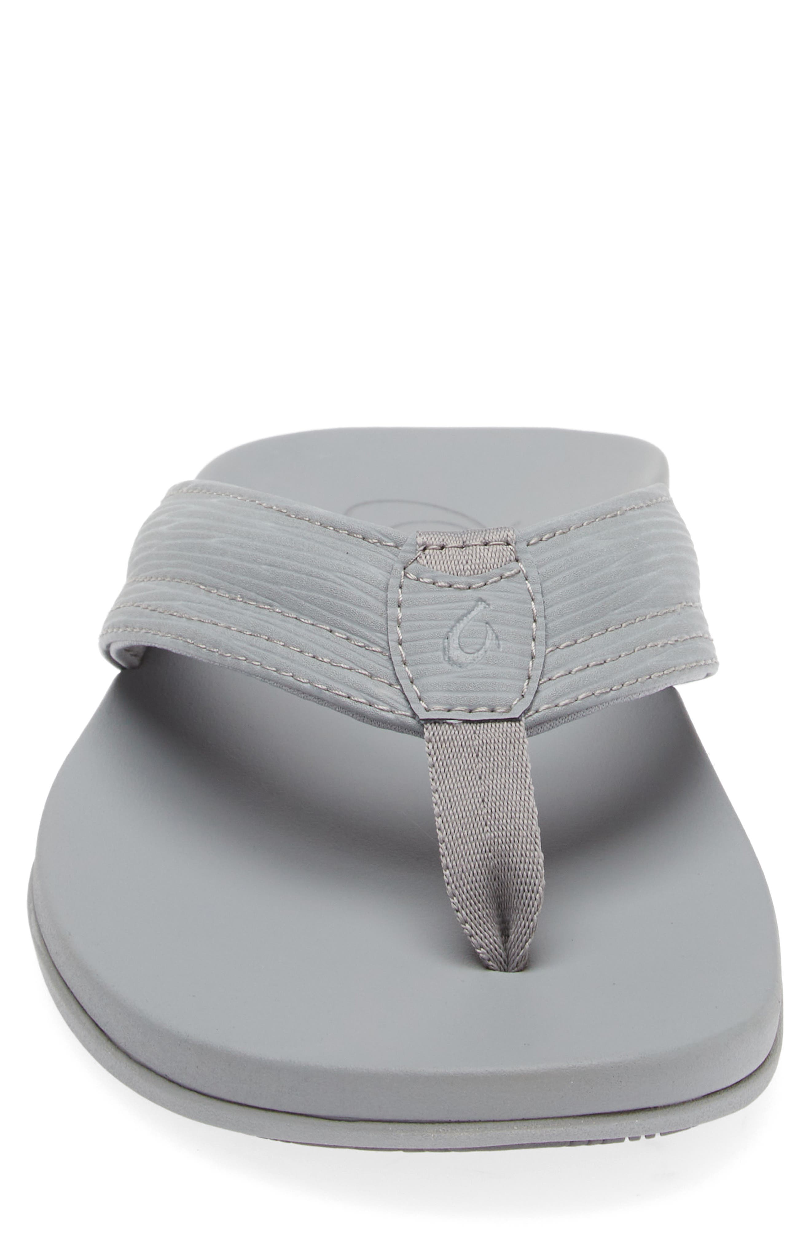 OluKai Maha Flip Flop, Alternate, color, Cooler Grey