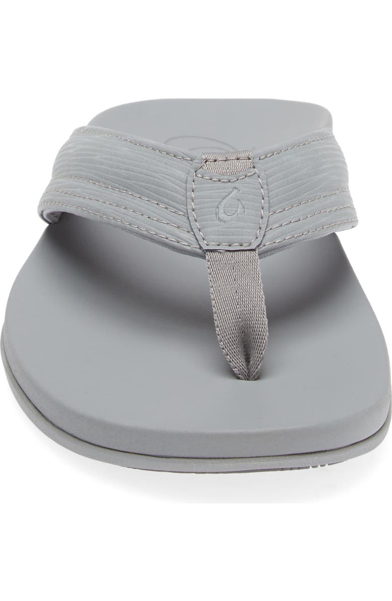 OluKai Maha Flip Flop, Alternate, color, Cooler Grey