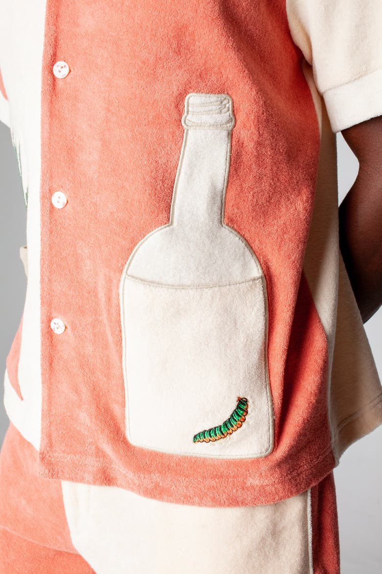 '¡Gusanito!' Cabana Top, Alternate, color, Parchment/Pink Adobe