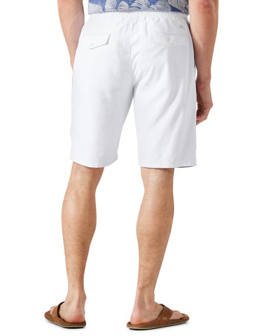 Tommy Bahama Linen In Paradise Shorts In White