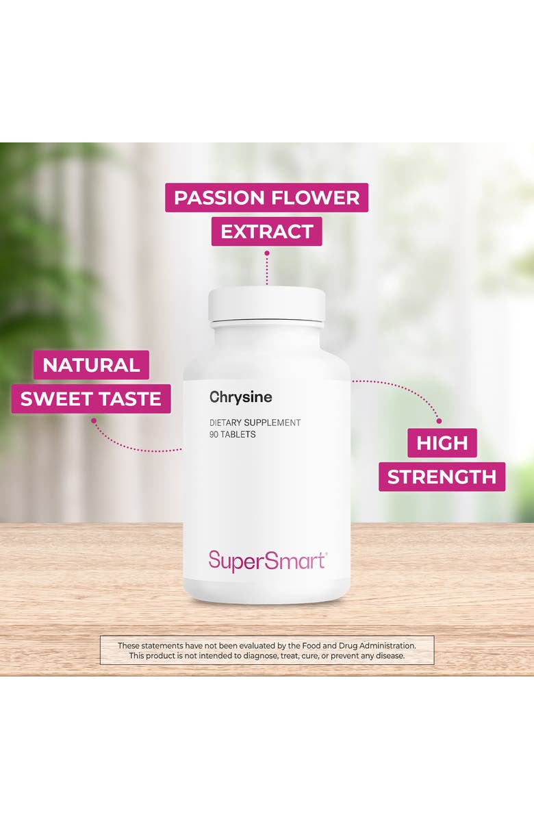 SuperSmart Chrysin Supplement 1500mg, Alternate, color, NO COLOR