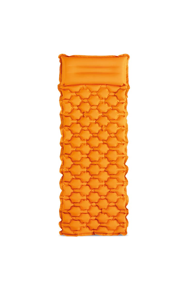 Intex 4.5" Inflatable Sleeping Pad, Builtin Pillow, Main, color, 