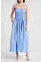 Shirred Cotton Maxi Sundress